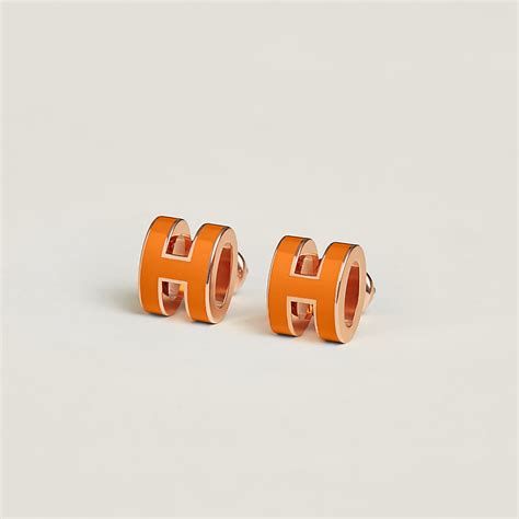 hermes mini pop h earrings hk|hermes farandole earrings.